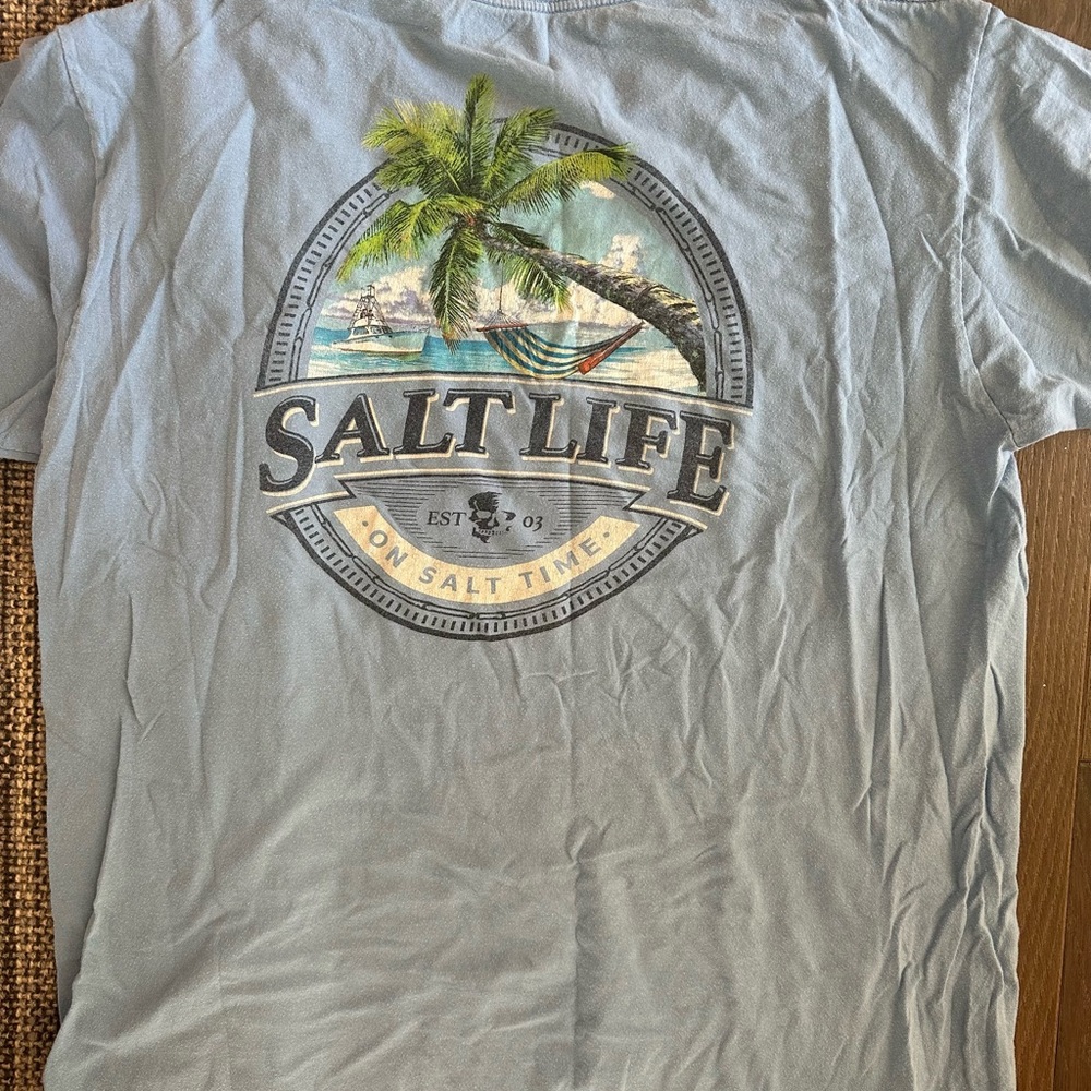 Salt Life Blue Men's Shirt